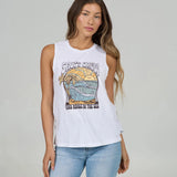 Keyhole Muscle Tank (Salty Crew)