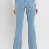 Gracelyn Mid Rise Bootcut Jean (Vervet)