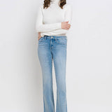 Gracelyn Mid Rise Bootcut Jean (Vervet)