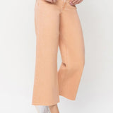 Olivia Cropped Wide Leg Jean (Vervet)