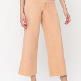 Olivia Cropped Wide Leg Jean (Vervet)