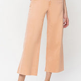 Olivia Cropped Wide Leg Jean (Vervet)