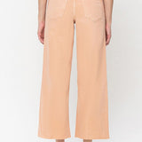 Olivia Cropped Wide Leg Jean (Vervet)