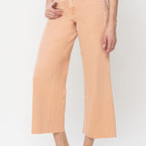 Olivia Cropped Wide Leg Jean (Vervet)