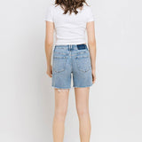 Loretta High Rise Midi Short (Vervet)