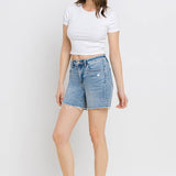 Loretta High Rise Midi Short (Vervet)