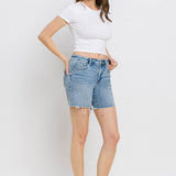 Loretta High Rise Midi Short (Vervet)