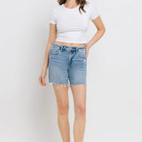 Loretta High Rise Midi Short (Vervet)