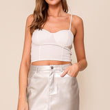 Air Flow Bra Cap Crop Top