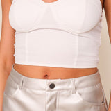 Air Flow Bra Cap Crop Top