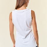 Ruffle Trim Tank