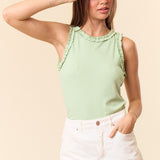 Ruffle Trim Tank