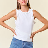 Ruffle Trim Tank