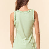 Ruffle Trim Tank