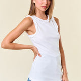 Ruffle Trim Tank