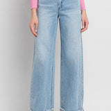 Kris Super High Rise Baggy Jean (Vervet)