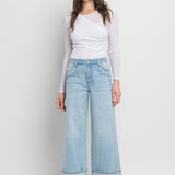 Kris Super High Rise Baggy Wide Leg Jean (Vervet)