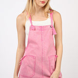 Washed Cotton Casual Romper