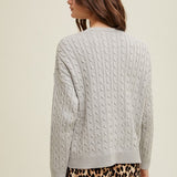 Carlie Cable Knit Sweater