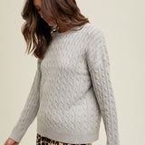 Carlie Cable Knit Sweater