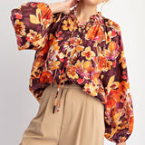 Flirty In Floral Mirabelle Blouse