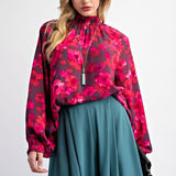 Floral Print Mirabelle Blouse