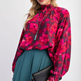 Floral Print Mirabelle Blouse