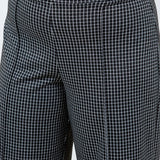 Checkered Wide Leg Crop Pant