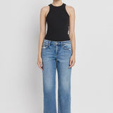 Melissa Mid Rise Straight Jean (Vervet)