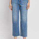 Melissa Mid Rise Straight Jean (Vervet)