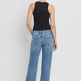 Melissa Mid Rise Straight Jean (Vervet)