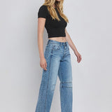 Kate High Rise Barrel Jean (Vervet)