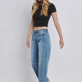 Kate High Rise Barrel Jean (Vervet)