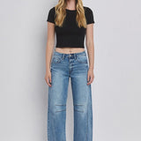 Kate High Rise Barrel Jean (Vervet)