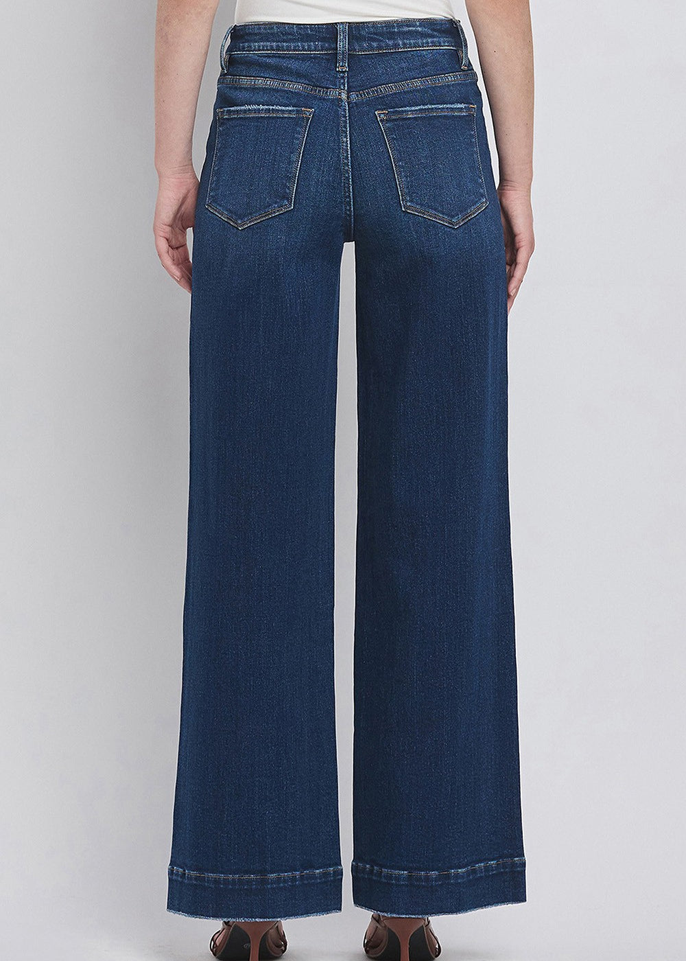 High Rise Patch Pocket Trouser Jean (Flying Monkey)