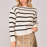 Sail Away Boatneck Sweater