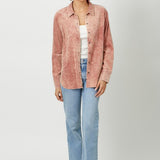 Washed Corduroy Button Down Shirt