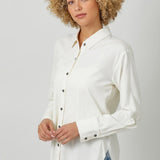 Washed Corduroy Button Down Shirt