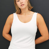 About The Basics Scoop Neck Tank (Plus)