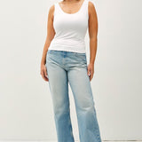 About The Basics Scoop Neck Tank (Plus)