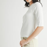 Elbow Sleeve Knit Top