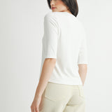 Elbow Sleeve Knit Top