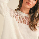 Sheer Joy Sweater Top