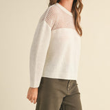 Sheer Joy Sweater Top