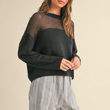 Sheer Joy Sweater Top