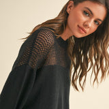 Sheer Joy Sweater Top