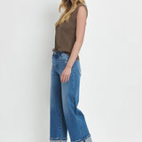 Becca Cuffed Wide Leg Jean (Flying Monkey)