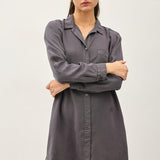 Totally Tencel Henley Dress