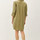 Totally Tencel Henley Dress