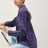 Oversized Flannel Button Down